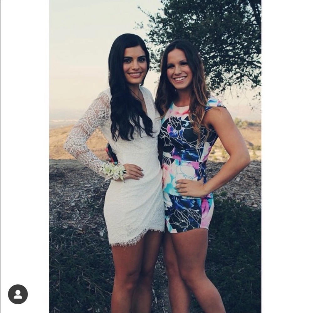 Selling the dress on the right